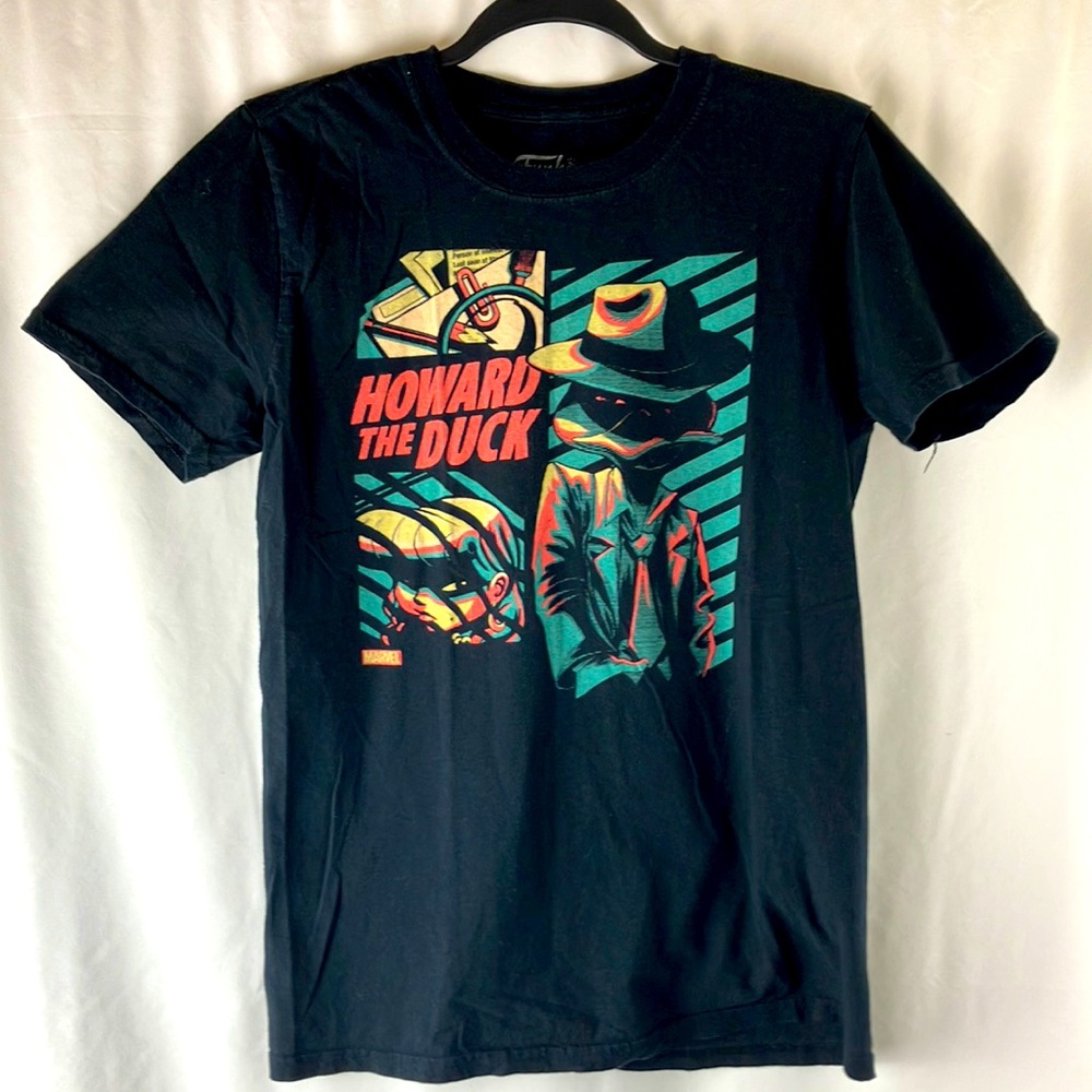 Howard The Duck Marvel black graphic tee shirt size XS